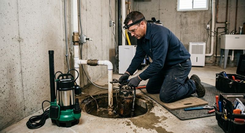 Sump Pump Installation in Mobile, AL