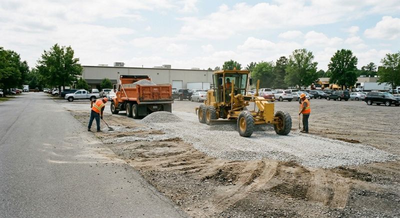 Parking Lot Gravel Repair in Acworth, GA